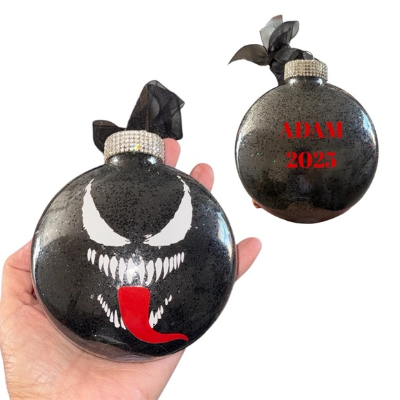 Christmas Ornament, holiday Tree Hanger, Decoration, Spiderman & Venom Set Two 2 - Picture 6 of 11